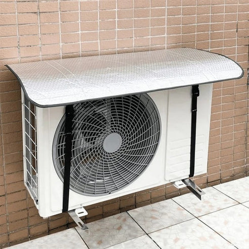 Ac Outdoor Unit Protector Heat Insulation Sunlight Shade Protector From Dust With Adjustable Buckle Rain Cover Air Conditioner Cover 34*16