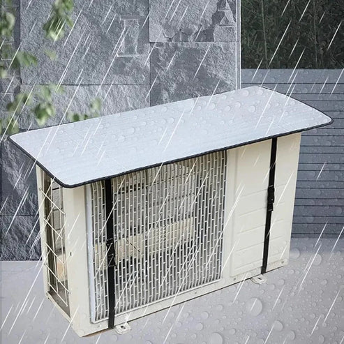 Ac Outdoor Unit Protector Heat Insulation Sunlight Shade Protector From Dust With Adjustable Buckle Rain Cover Air Conditioner Cover 34*16