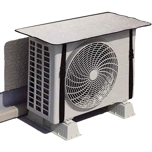 Ac Outdoor Unit Protector Heat Insulation Sunlight Shade Protector From Dust With Adjustable Buckle Rain Cover Air Conditioner Cover 34*16