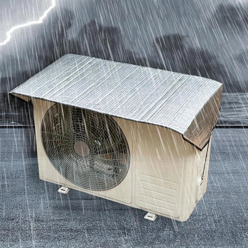 Ac Outdoor Unit Protector Heat Insulation Sunlight Shade Protector From Dust With Adjustable Buckle Rain Cover Air Conditioner Cover 34*16